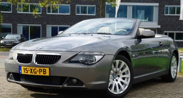 Left hand drive BMW 6 SERIES 630I CABRIOLET 